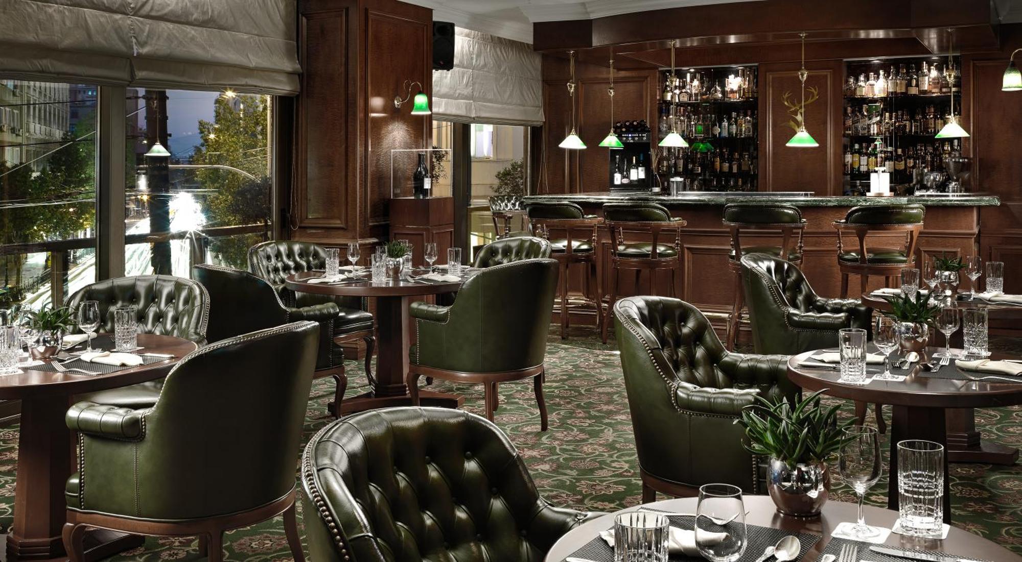 Njv 아테네 플라자 호텔 외부 사진 The bar at the St. Regis New York